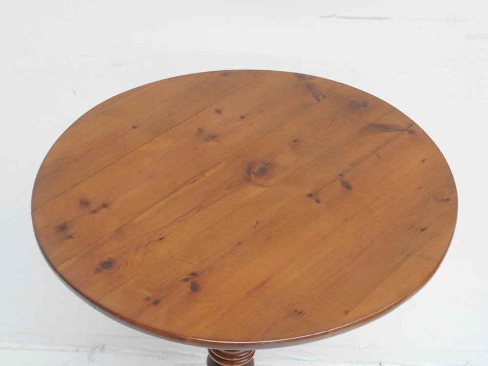 Antique Yew Lamp Table View IX