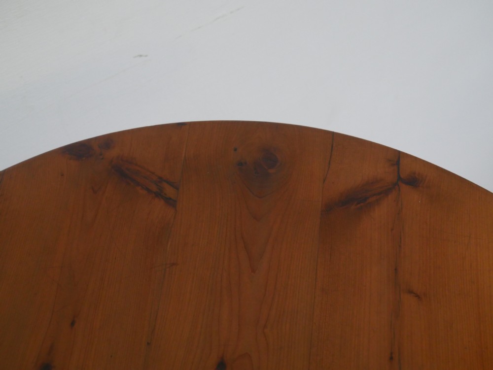 Antique Yew Lamp Table View X