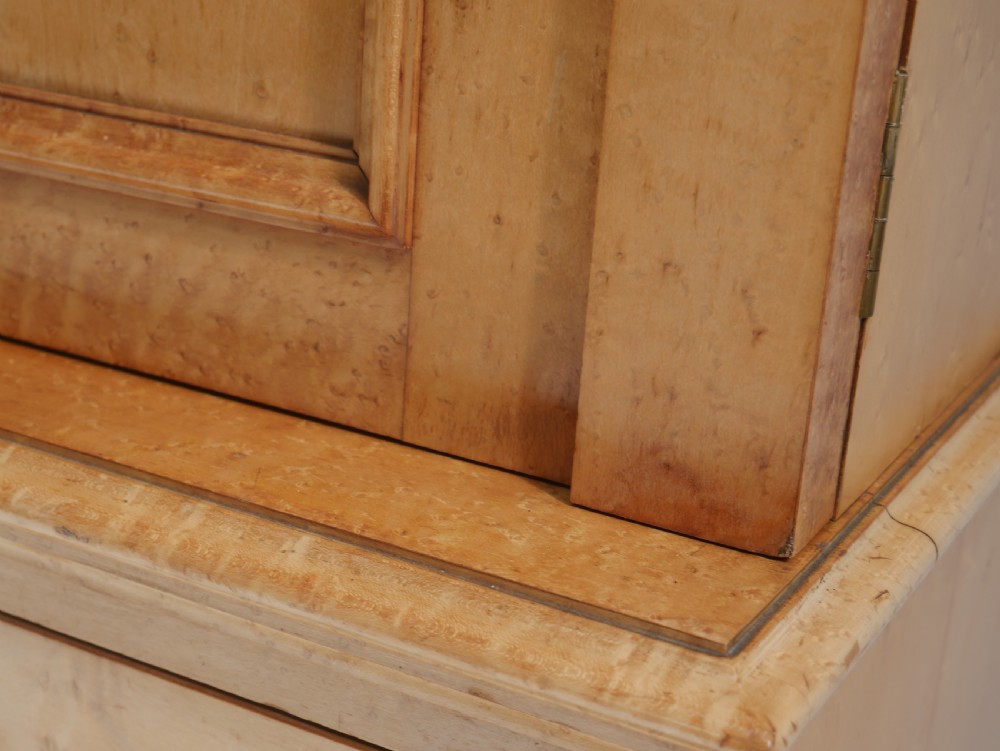 Large Birds Eye Maple Hanging Cupboard View VIII