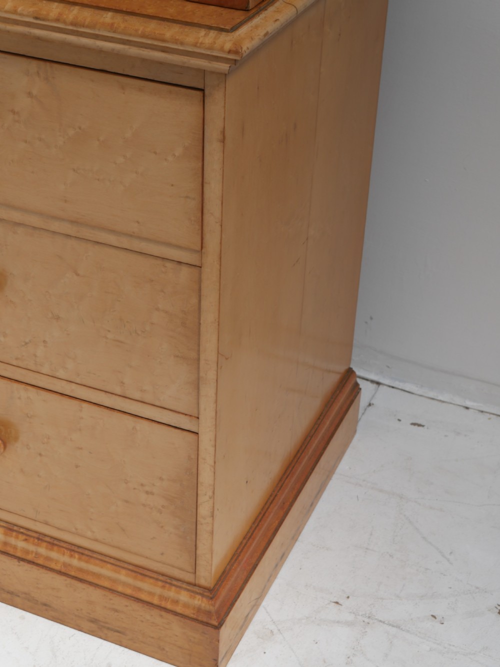 Large Birds Eye Maple Hanging Cupboard View XI