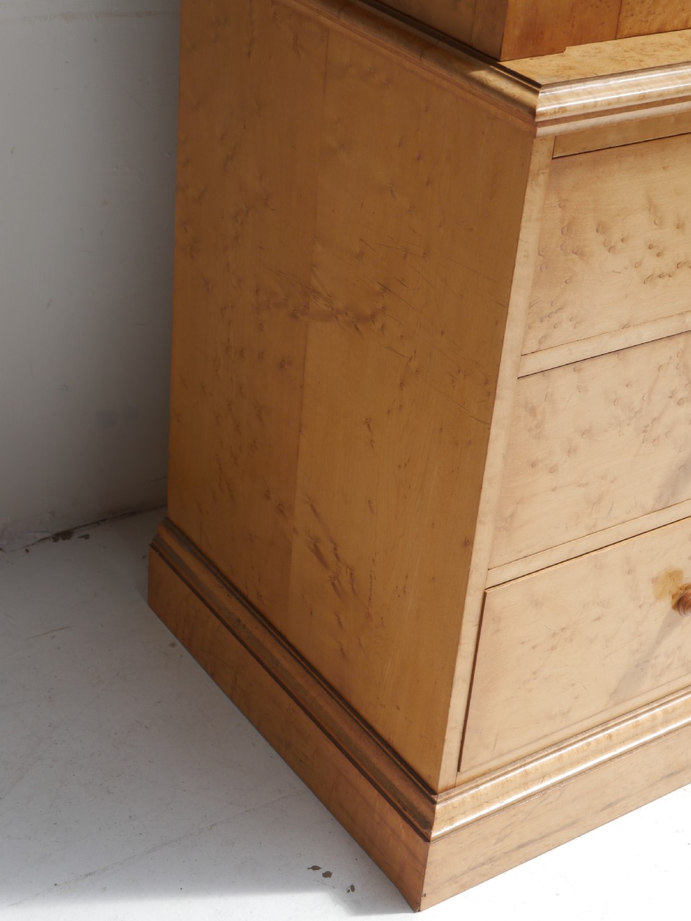 Large Birds Eye Maple Hanging Cupboard View XII