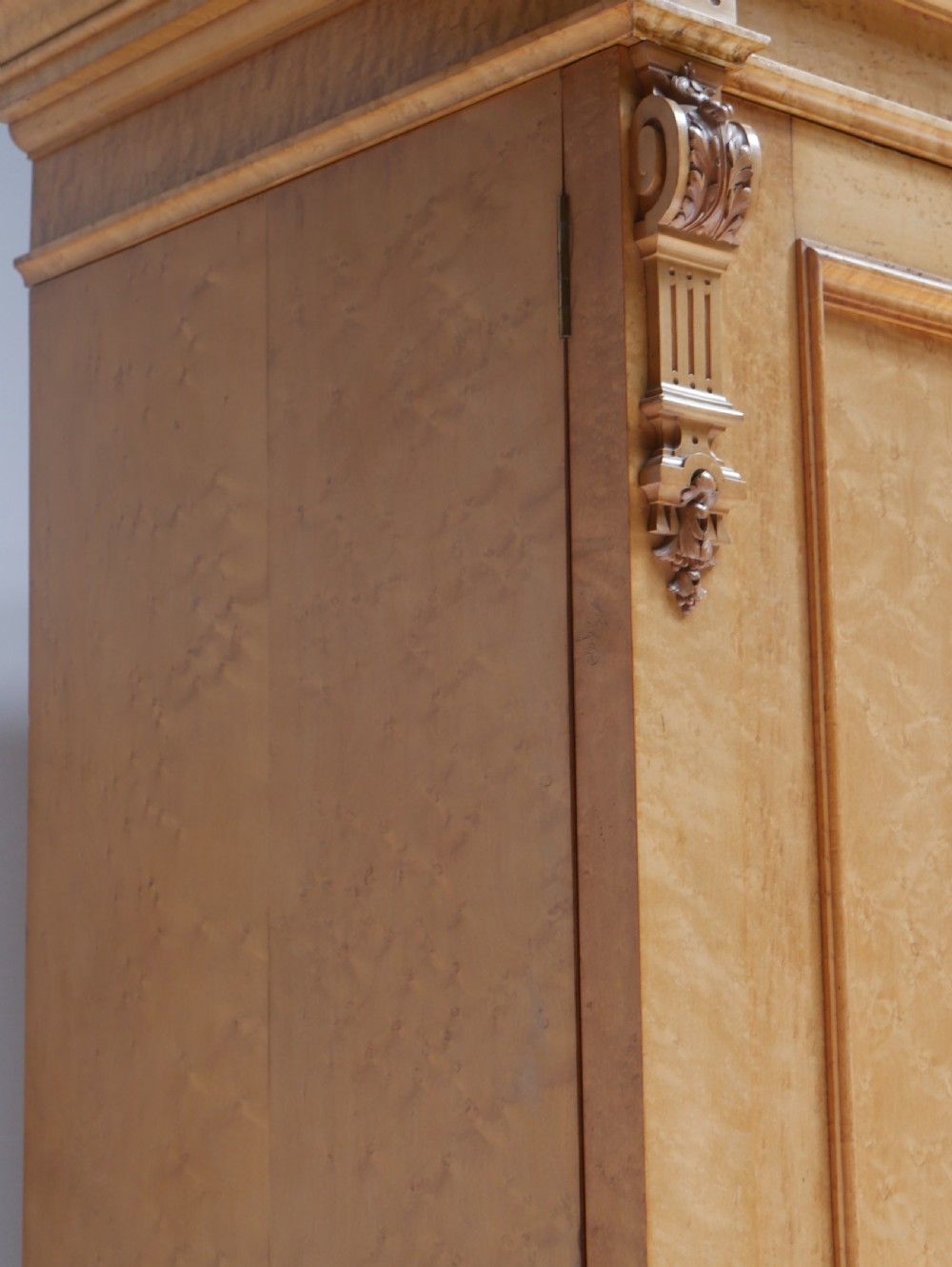 Large Birds Eye Maple Hanging Cupboard View XIII
