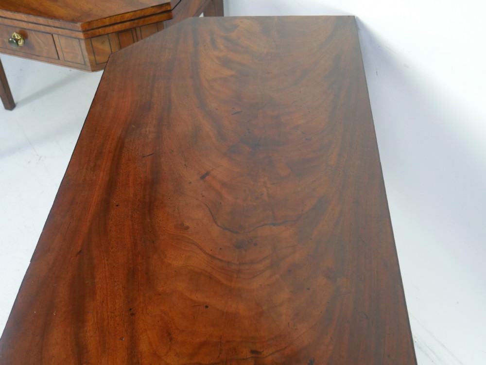 Pair Georgian Fold Over Tea Tables View XVII