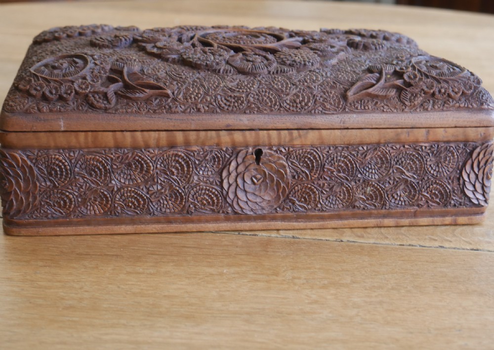 Carved Anglo Indian Box View V