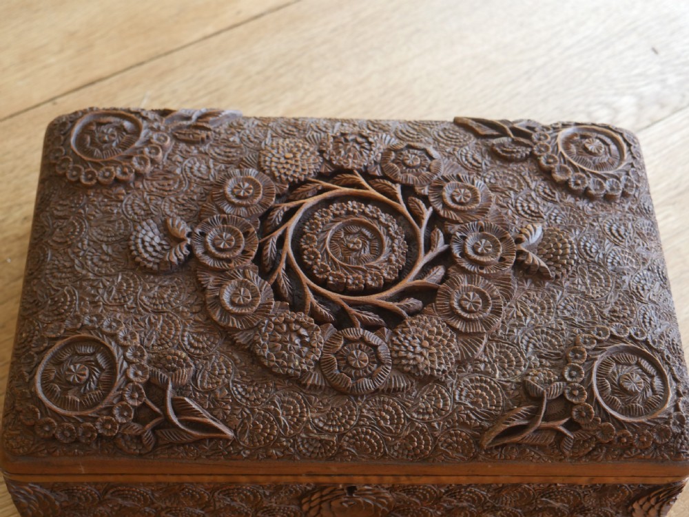 Carved Anglo Indian Box View XI