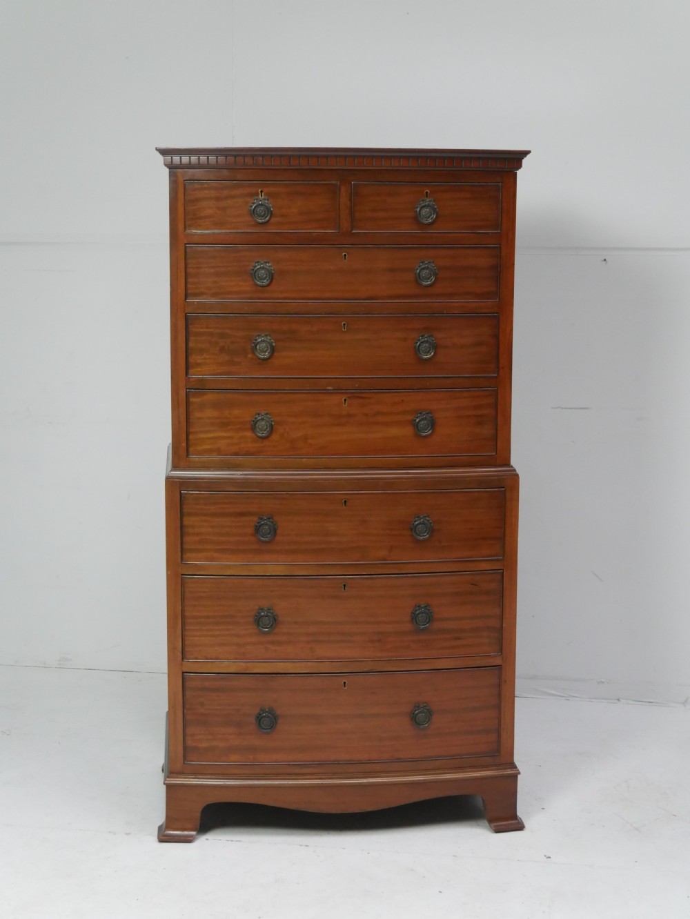  Bow Tallboy Chest of Drawers 80cm wide