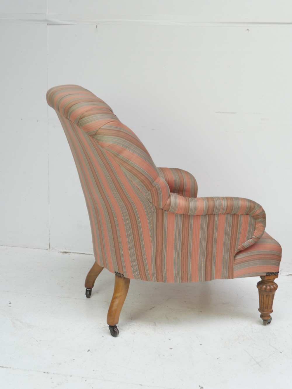 19thC  Button backArmchair View V