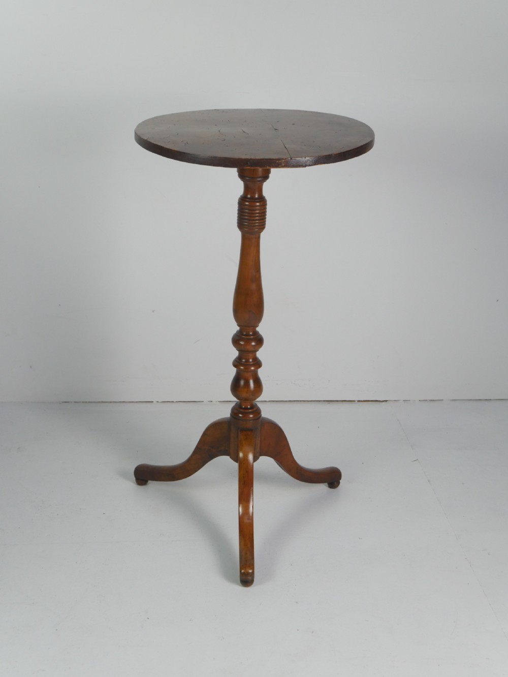 Tall Burr Oak  lamp table
