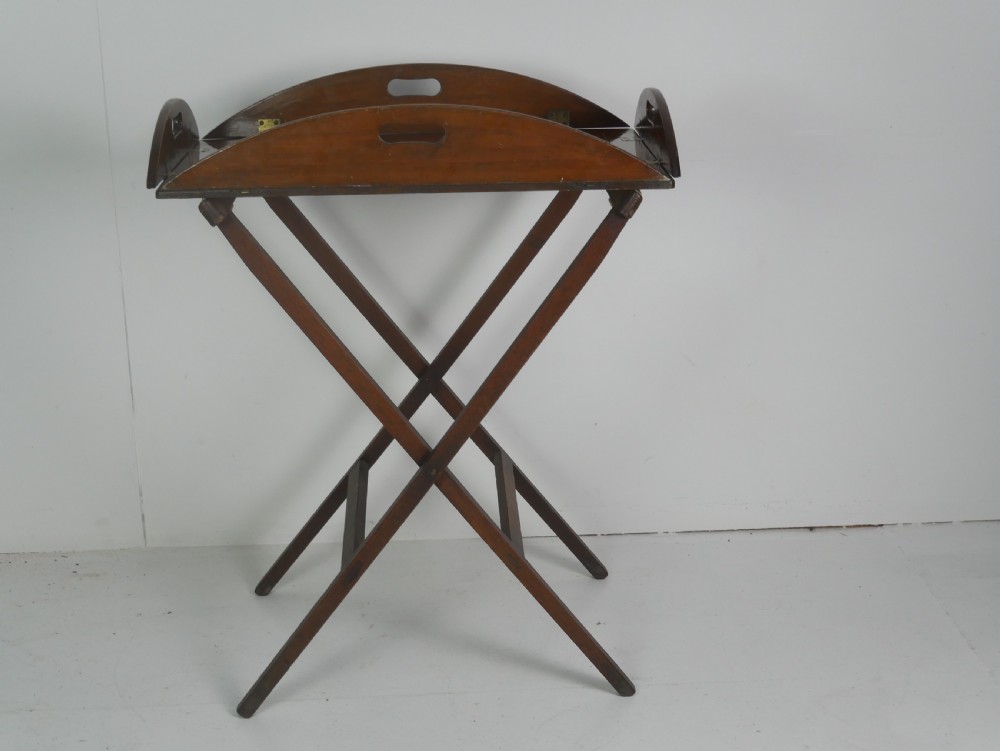 Oak Butlers Tray & Stand View V