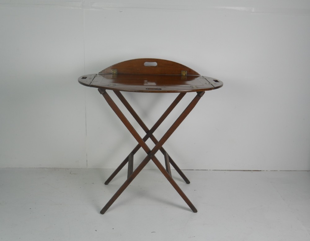 Oak Butlers Tray & Stand View XI