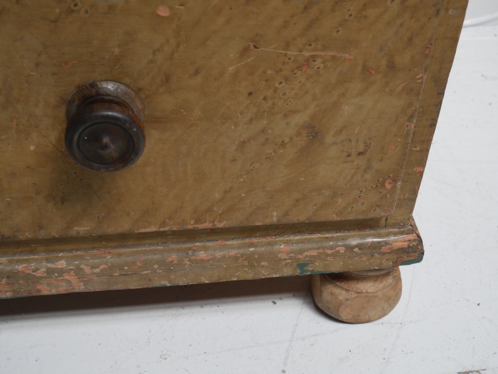 19thC Original Painted Chest of Drawers View VIII