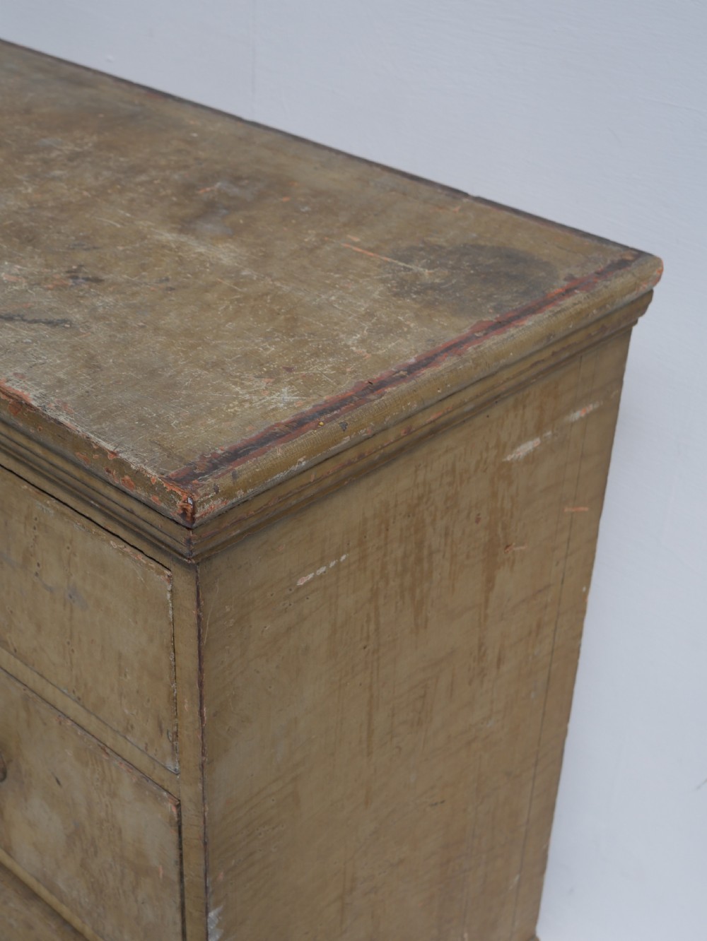 19thC Original Painted Chest of Drawers View IX