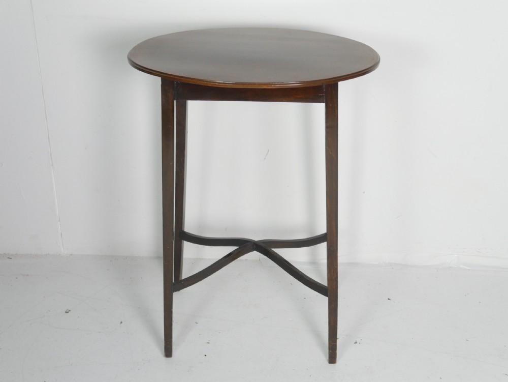 Neat Oval Side Table