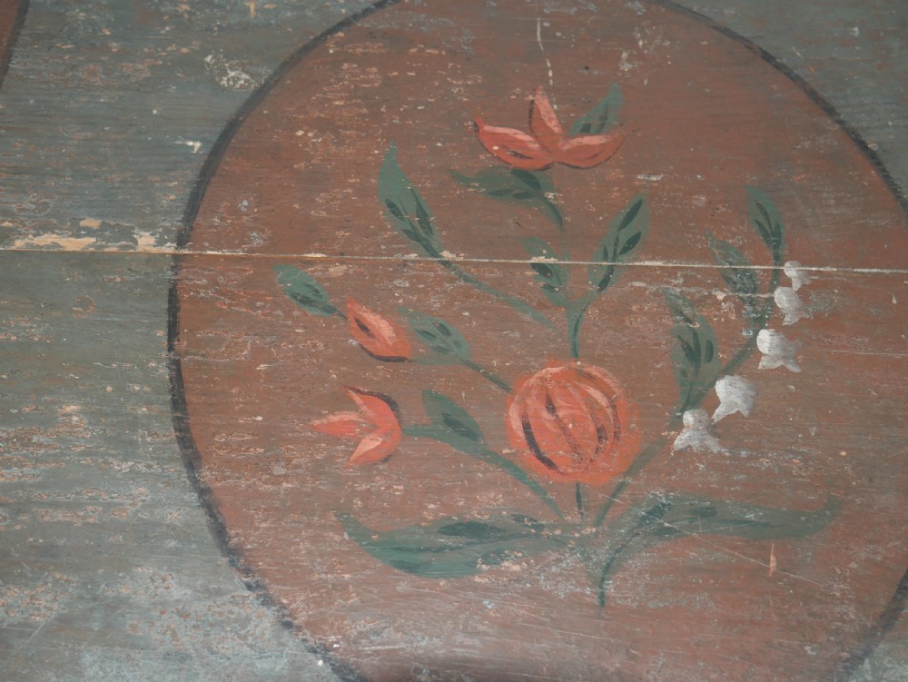 Swedish Painted Coffer dated 1836 View VII