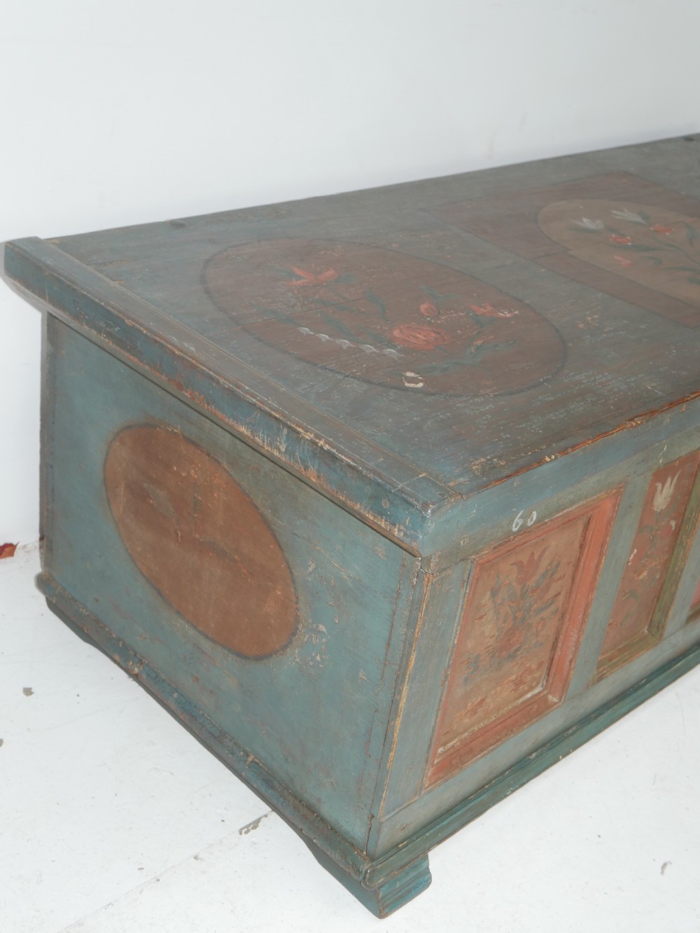 Swedish Painted Coffer dated 1836 View XIV