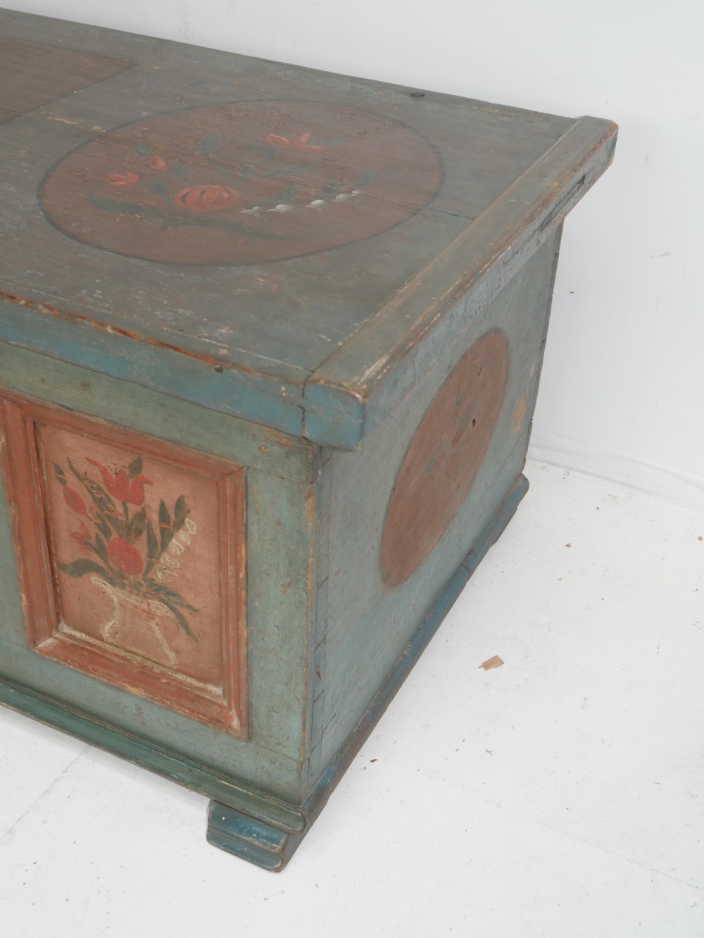 Swedish Painted Coffer dated 1836 View XV