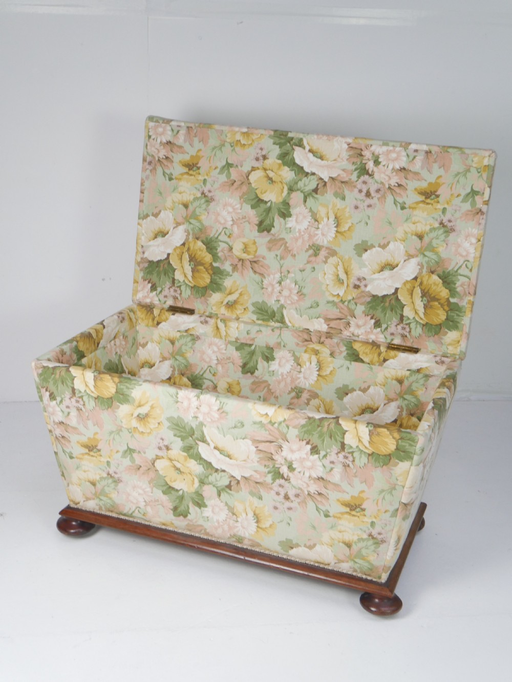 19thC Storage Ottoman Box View III