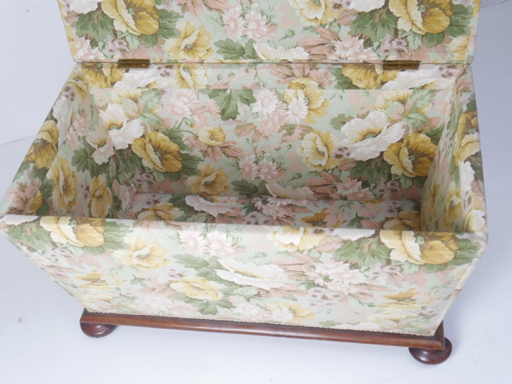 19thC Storage Ottoman Box View VI