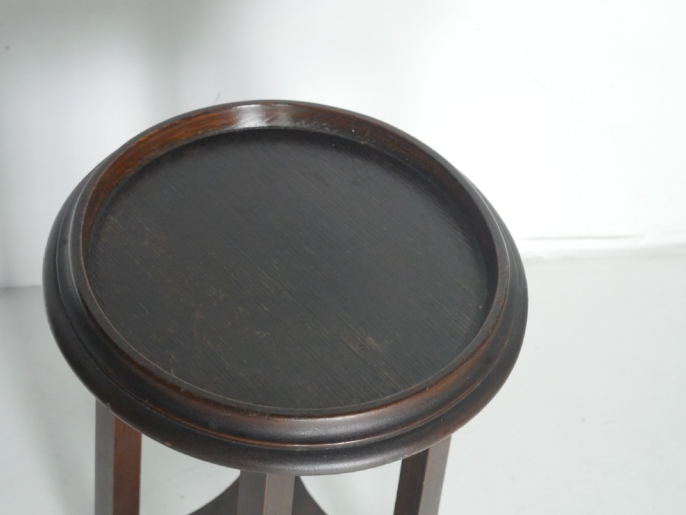 Small Solid Oak Side Table View II