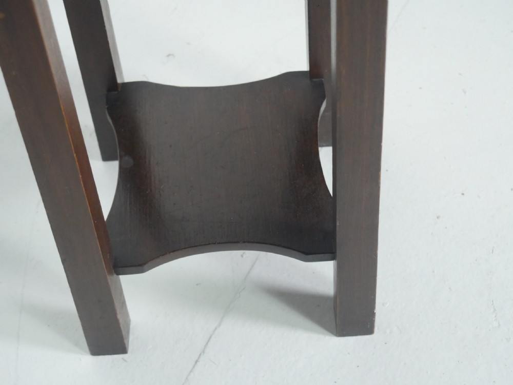 Small Solid Oak Side Table View III