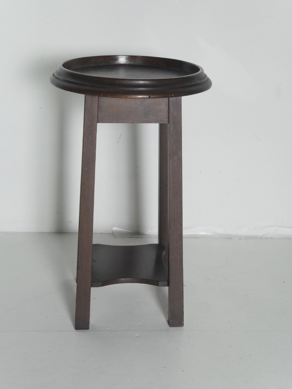 Small Solid Oak Side Table View VI
