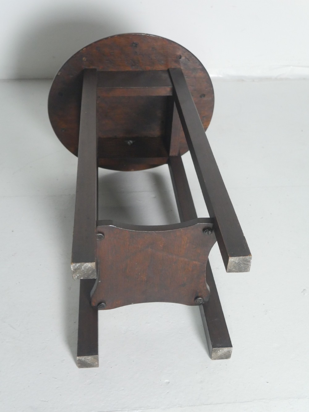 Small Solid Oak Side Table View VIII
