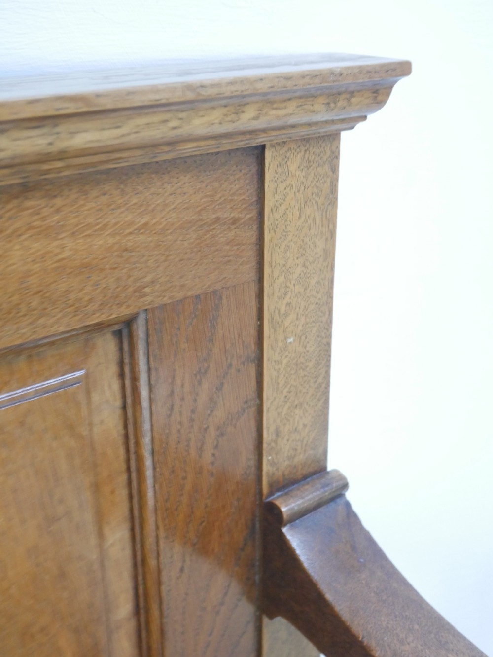 Oak Bench Settle View IX