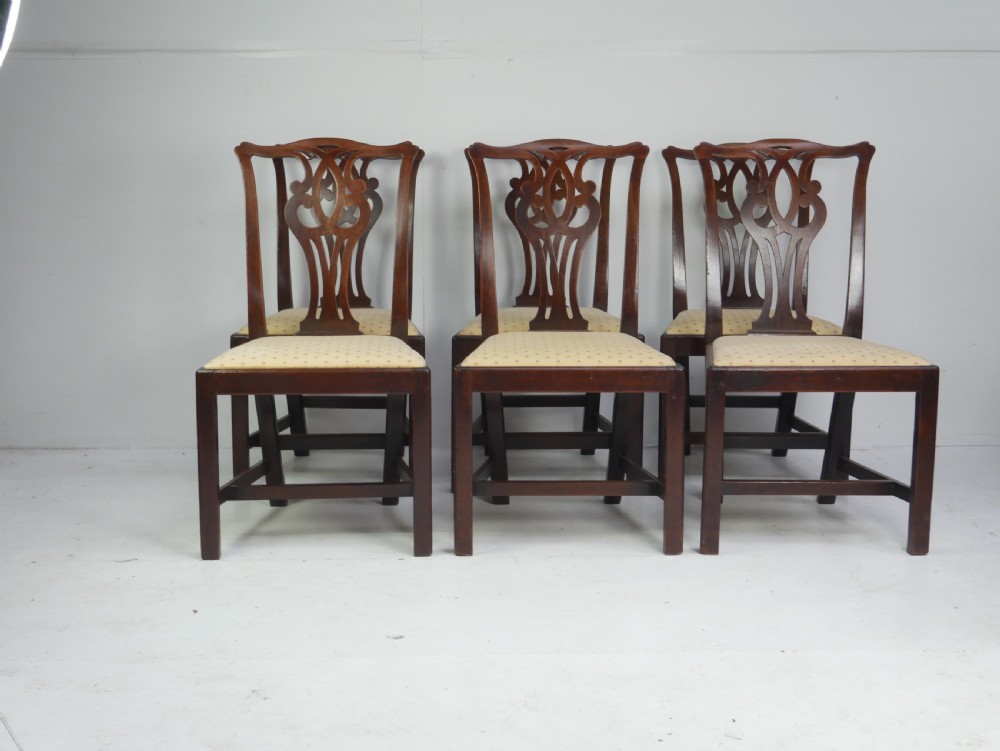 Set Six Georgian Dining Chairs View II