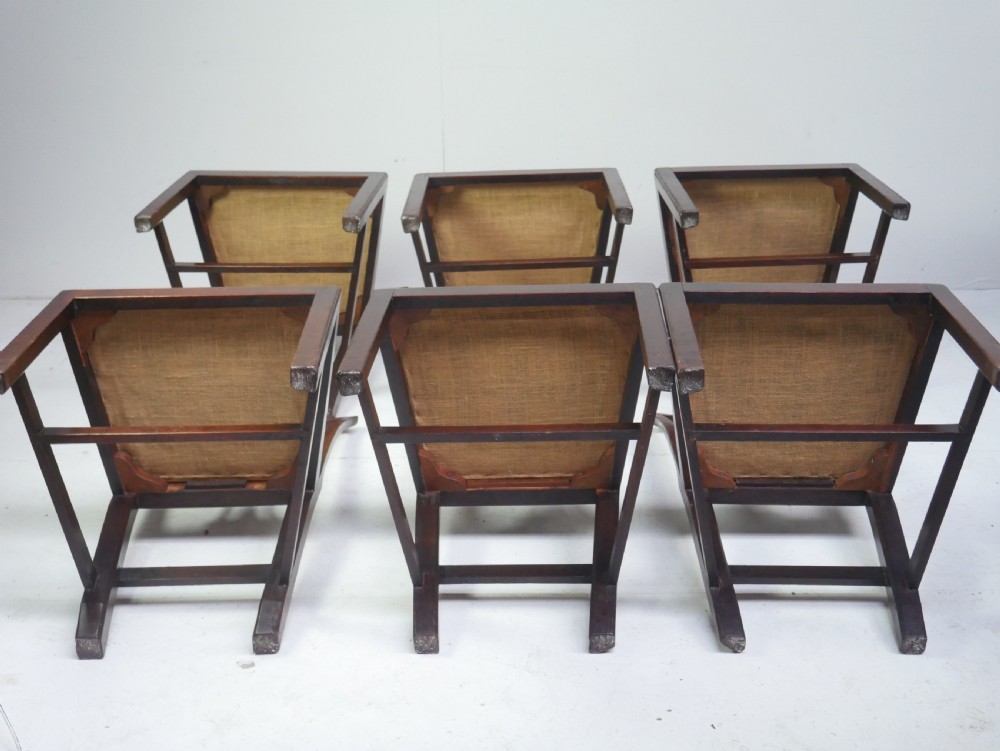 Set Six Georgian Dining Chairs View IX