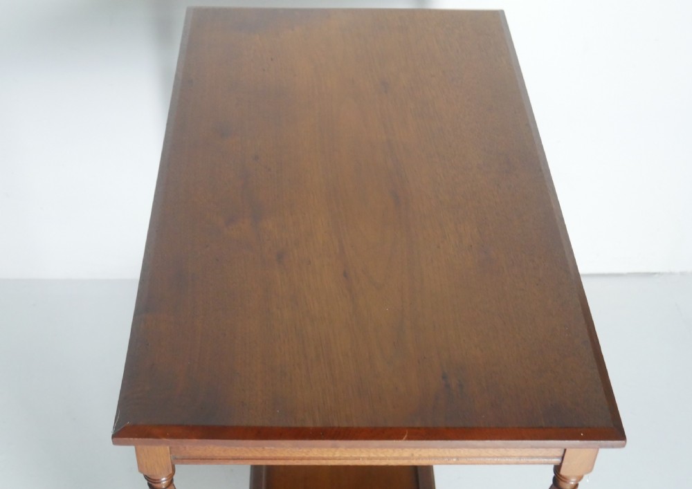 Solid Walnut Side Table View V