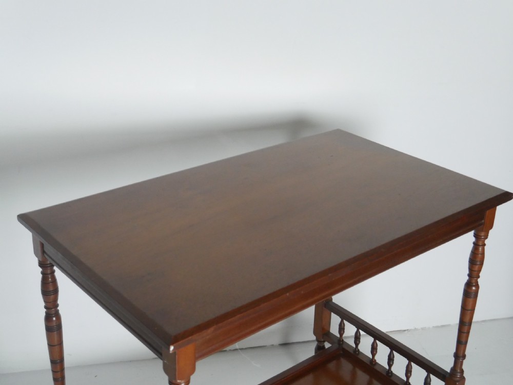 Solid Walnut Side Table View VI