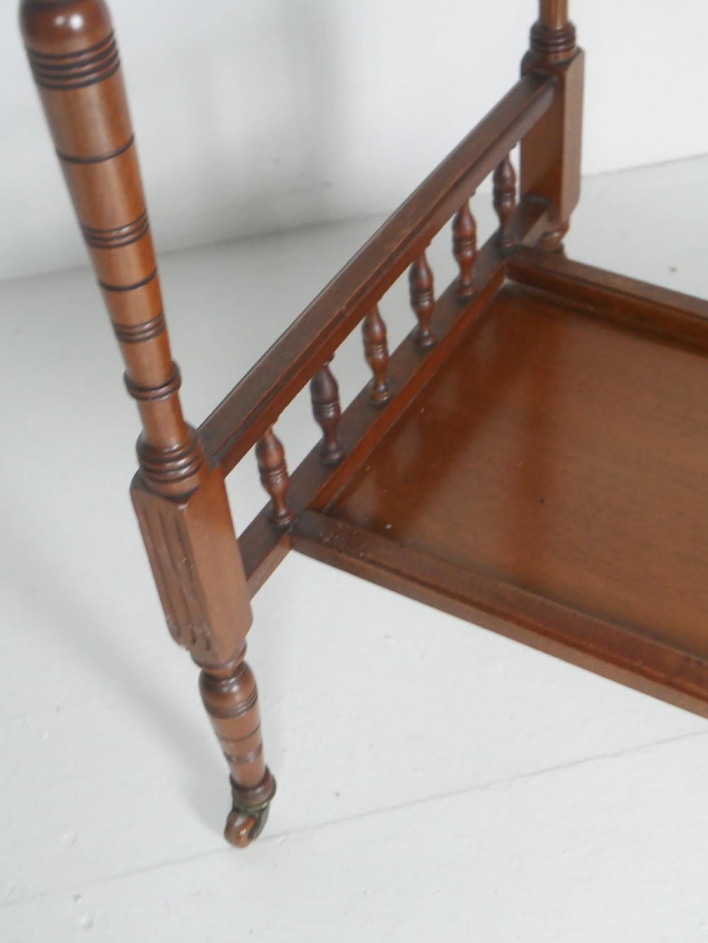Solid Walnut Side Table View IX
