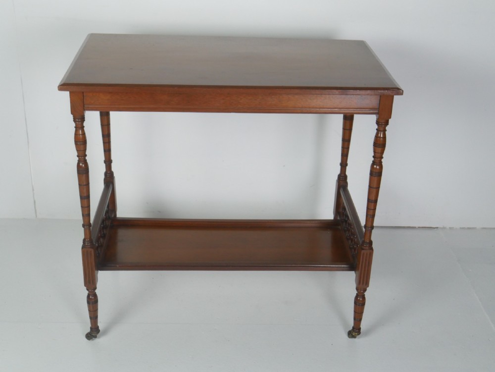 Solid Walnut Side Table View XII