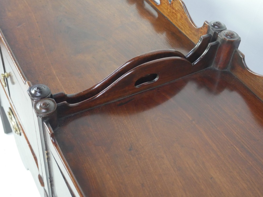 Matched Pair Georgian Bedside Cabinets View II