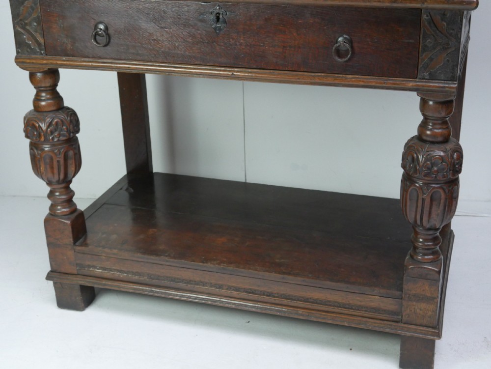 Solid Oak Buffet Cupboard View VII