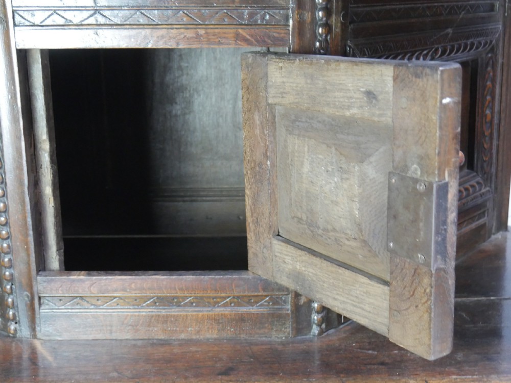 Solid Oak Buffet Cupboard View IX