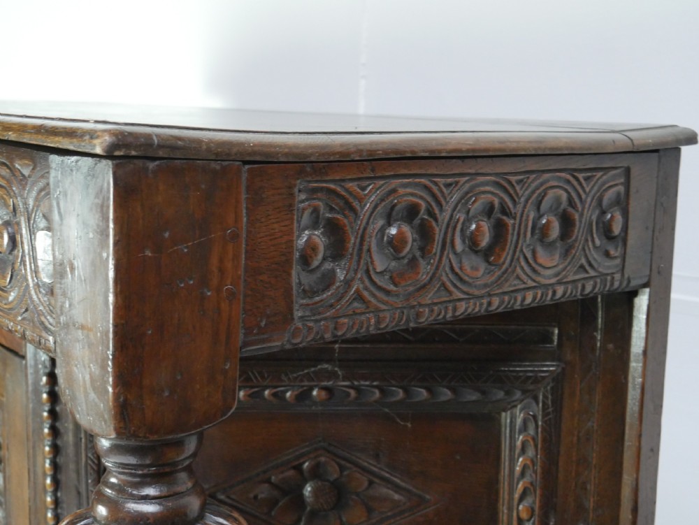 Solid Oak Buffet Cupboard View X