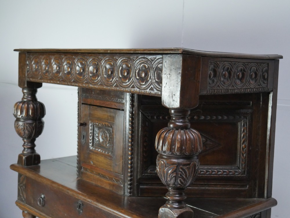Solid Oak Buffet Cupboard View XII