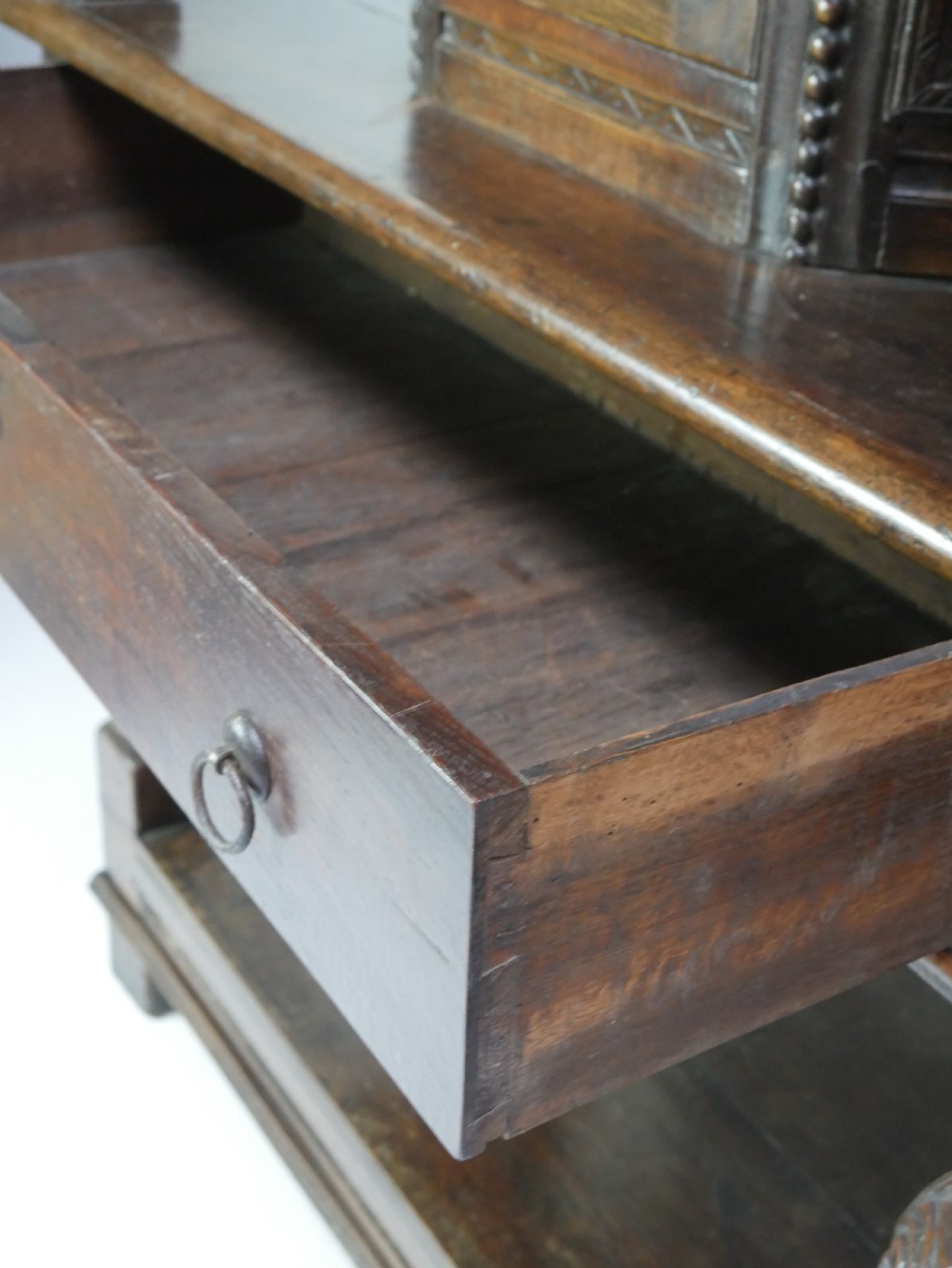 Solid Oak Buffet Cupboard View XIV