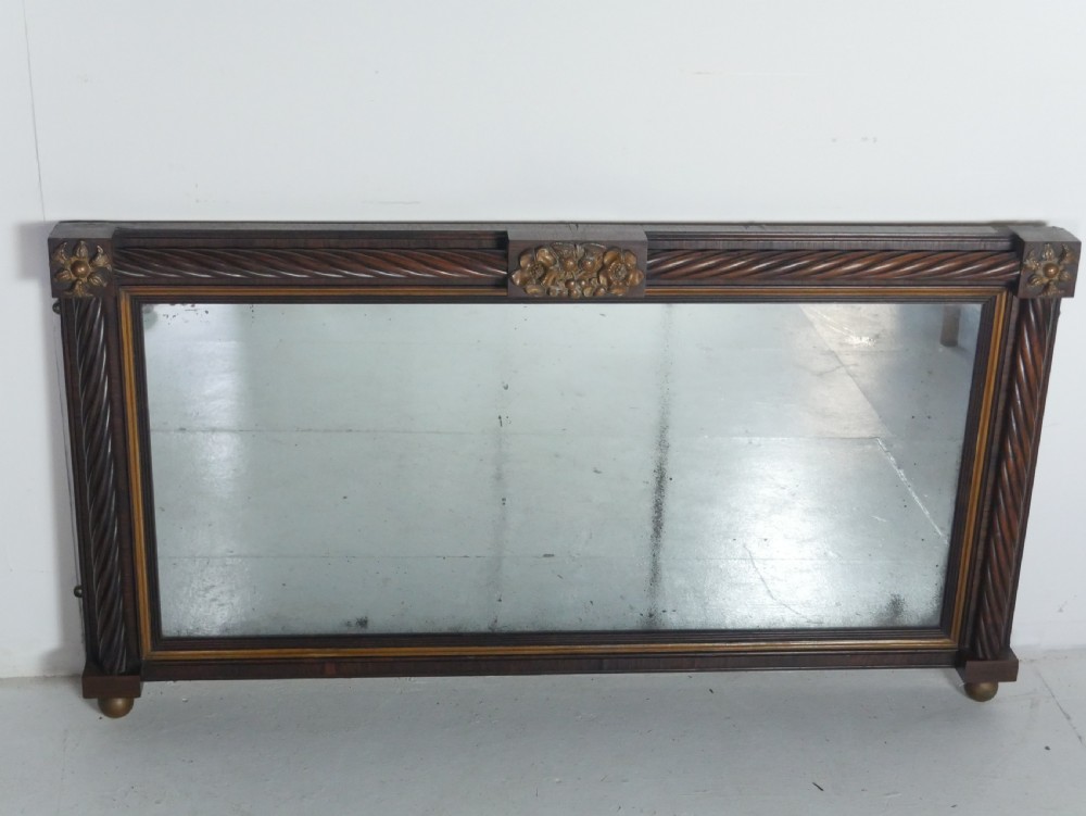 Regency Overmantle Mirror
