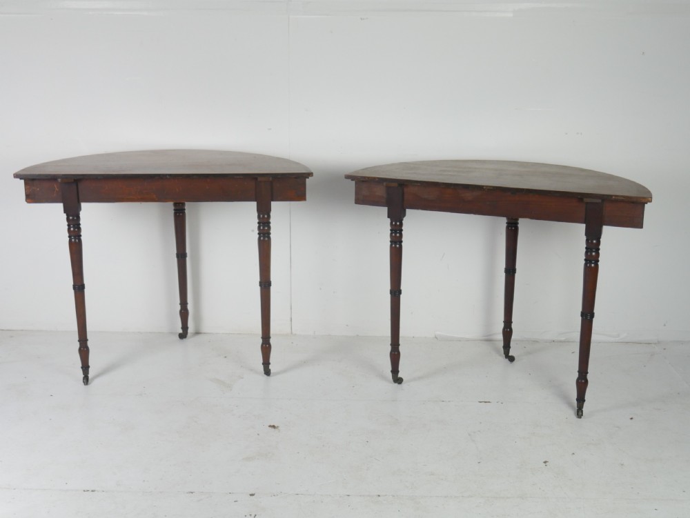 Pair Regency Side Tables View X