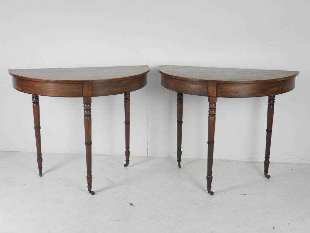 Pair Regency Side Tables View XI