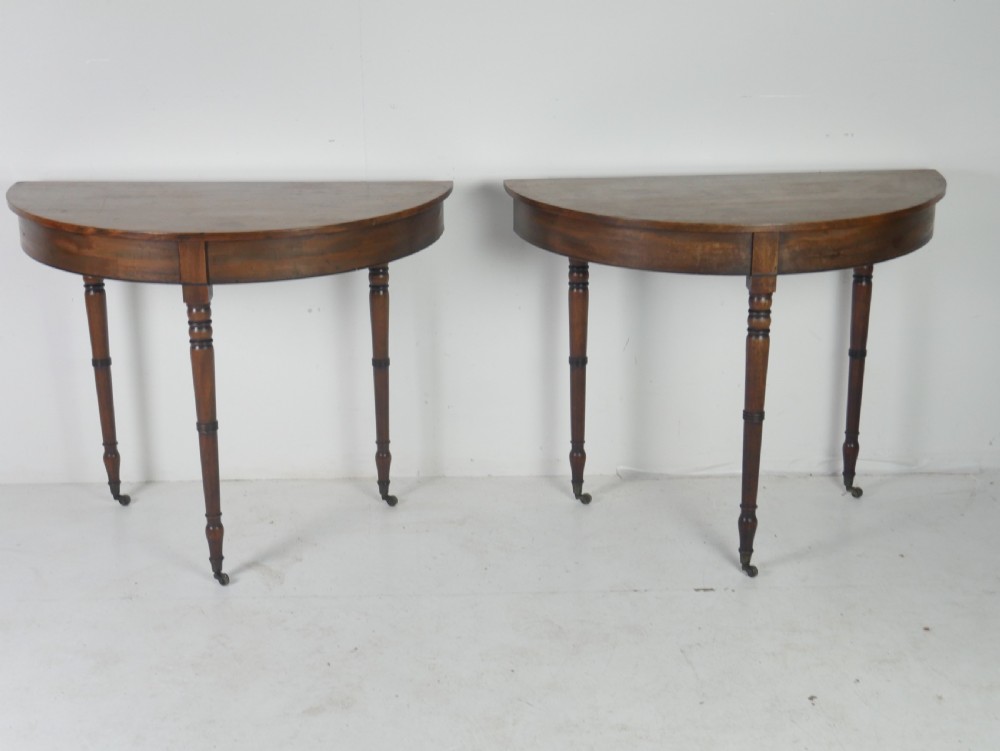 Pair Regency Side Tables View XX