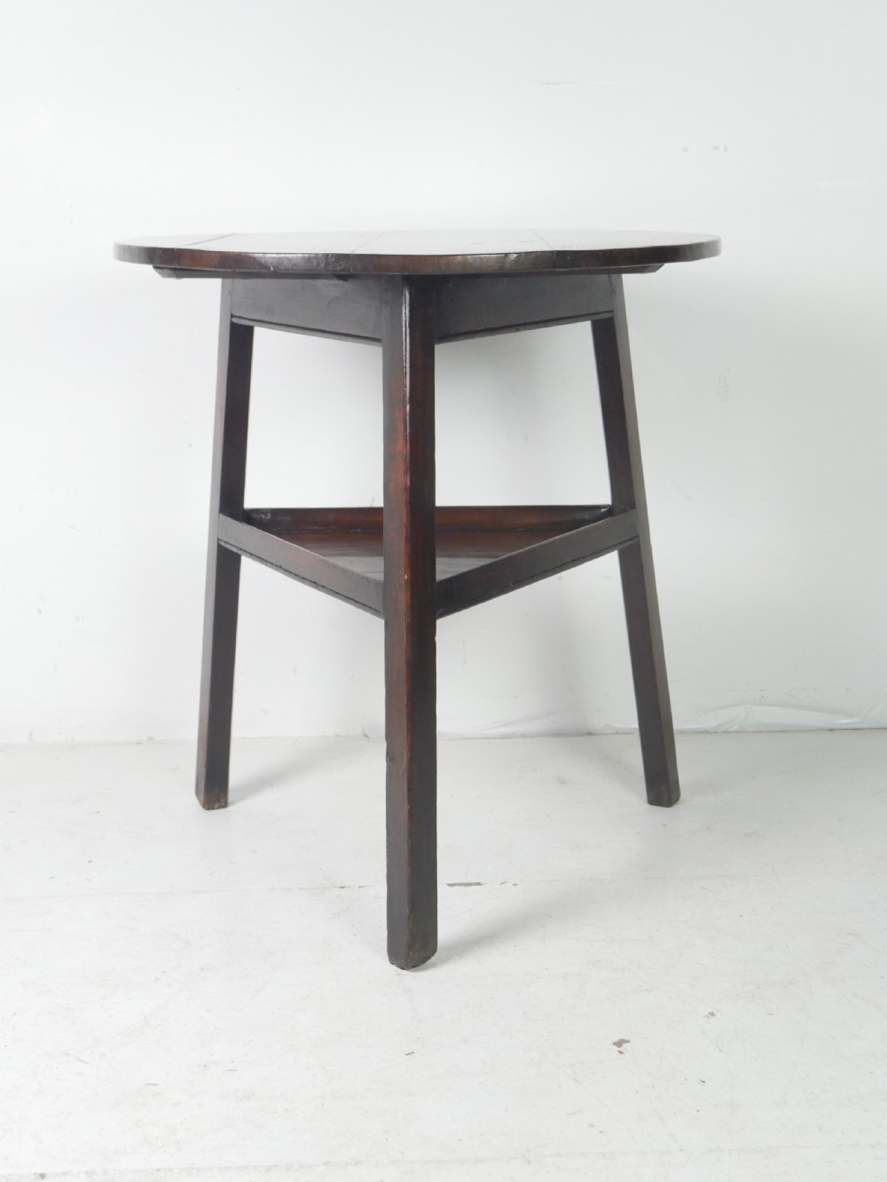 Georgian Oak Cricket Table View II