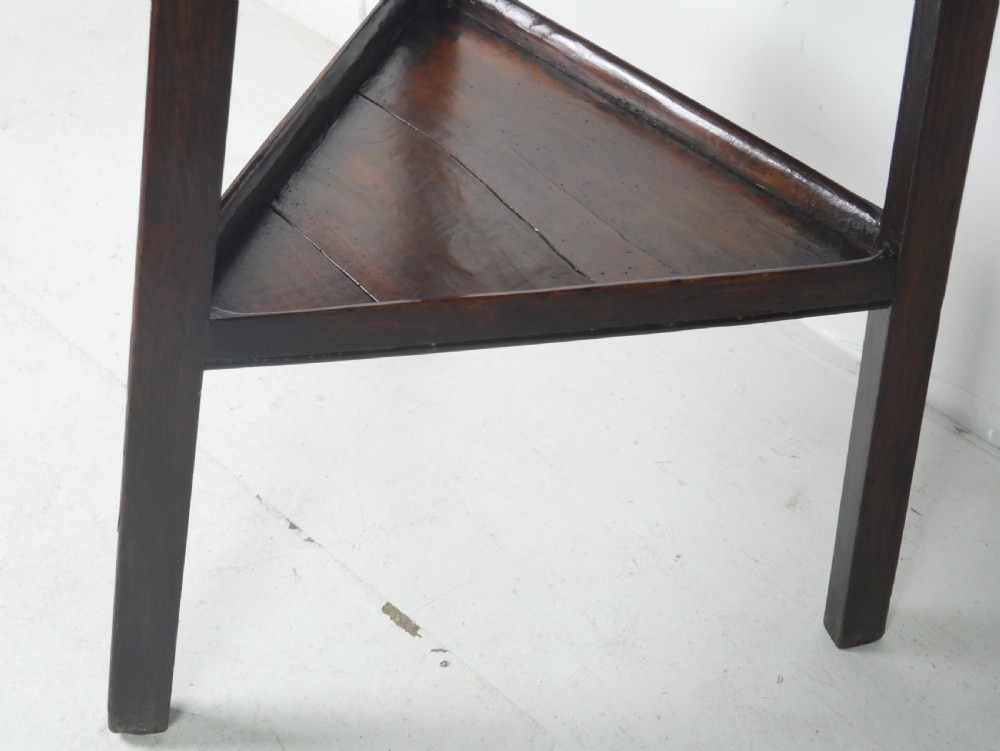 Georgian Oak Cricket Table View III