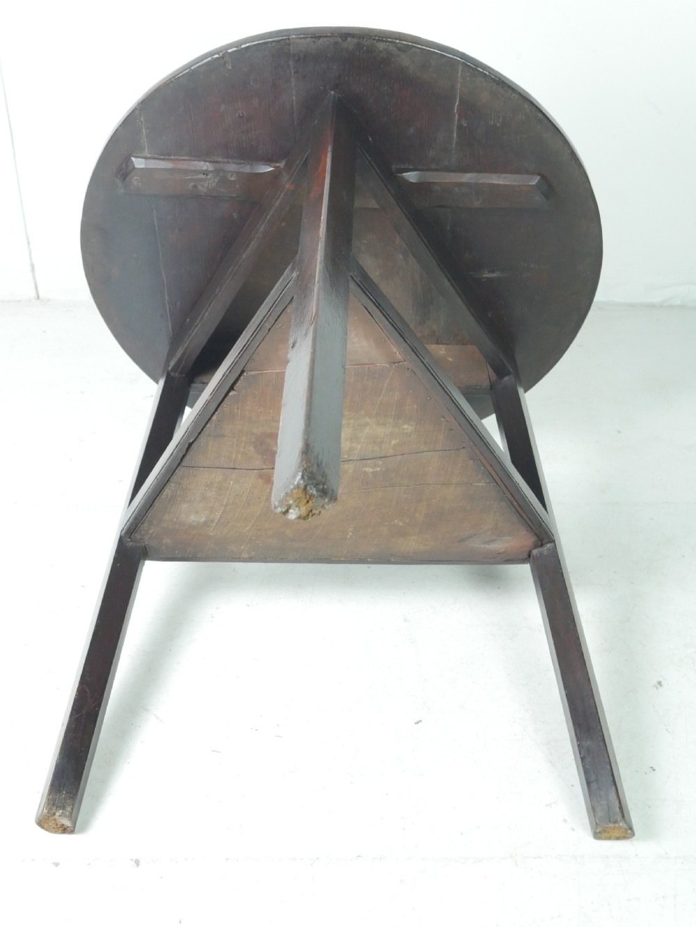Georgian Oak Cricket Table View VI