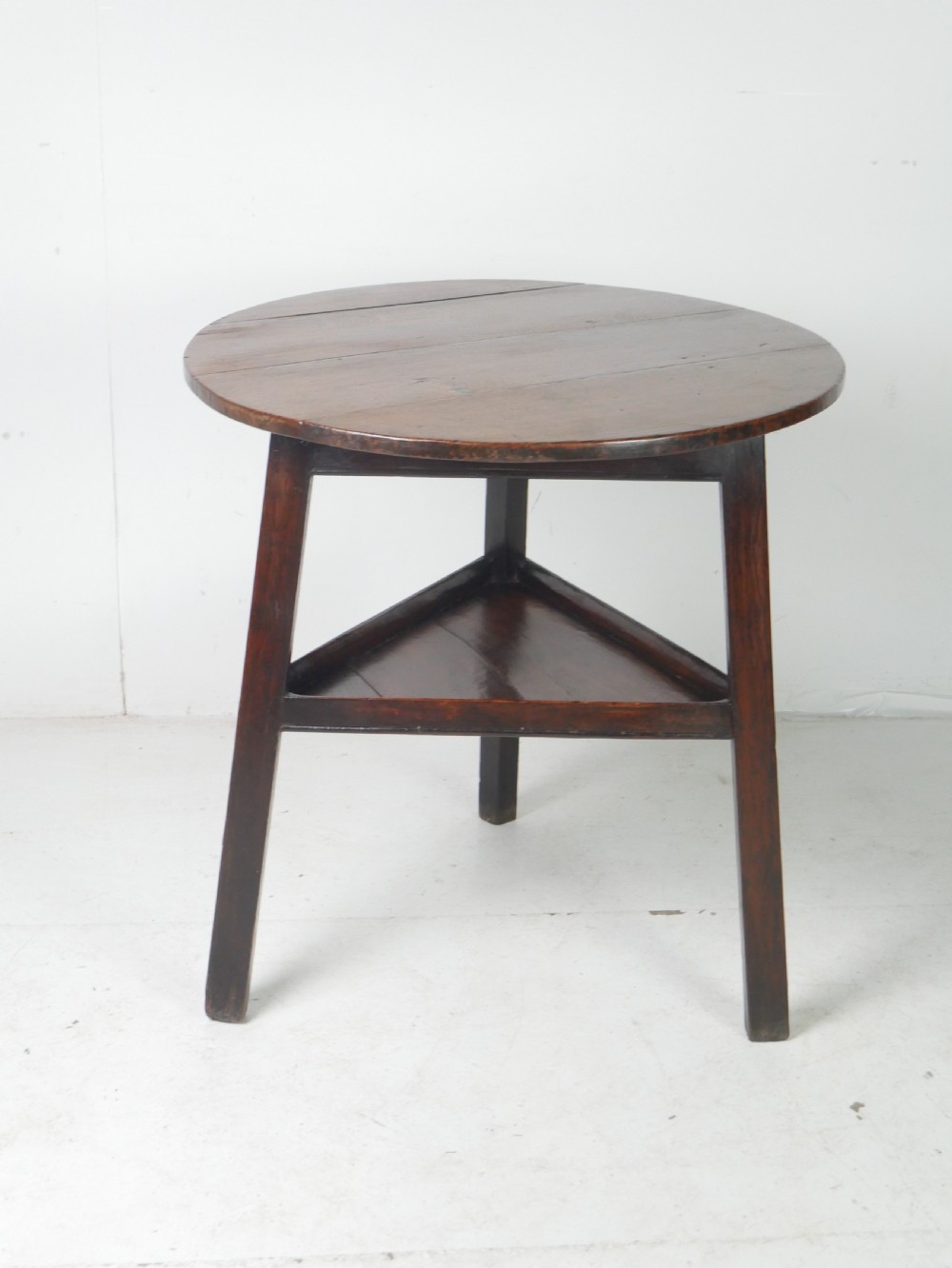 Georgian Oak Cricket Table View VIII