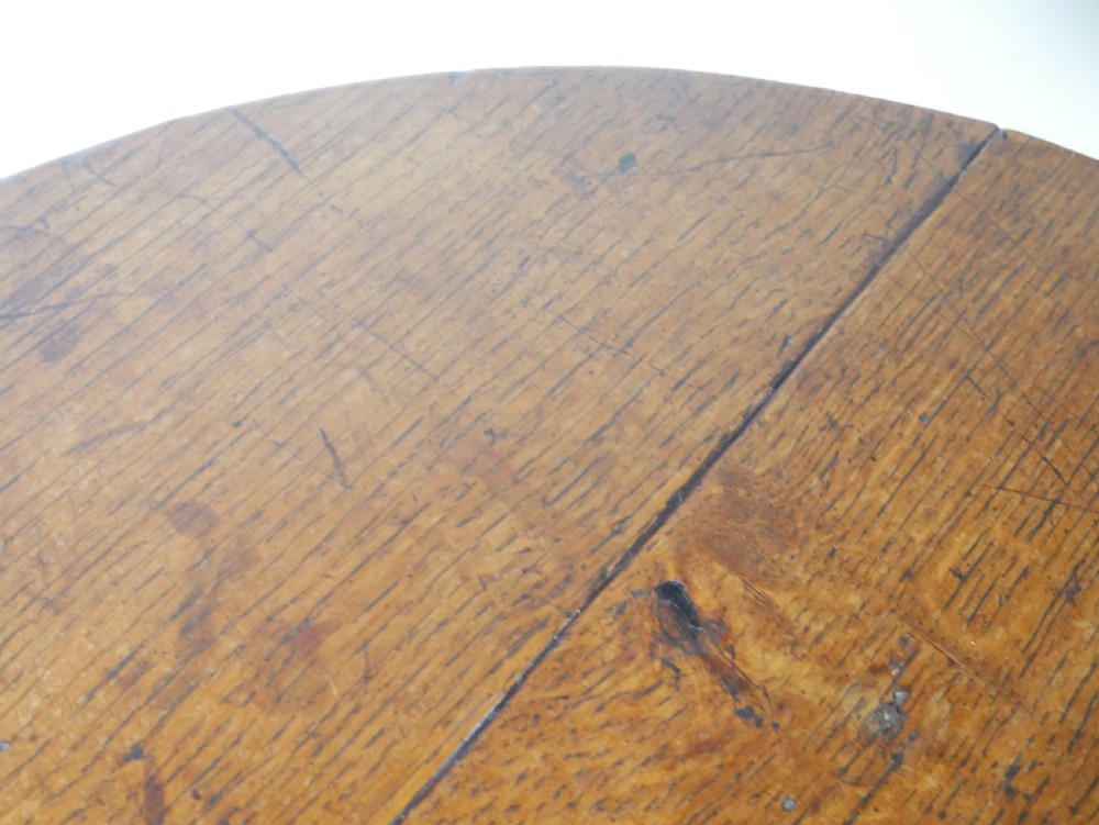 Georgian Oak Cricket Table View XIII