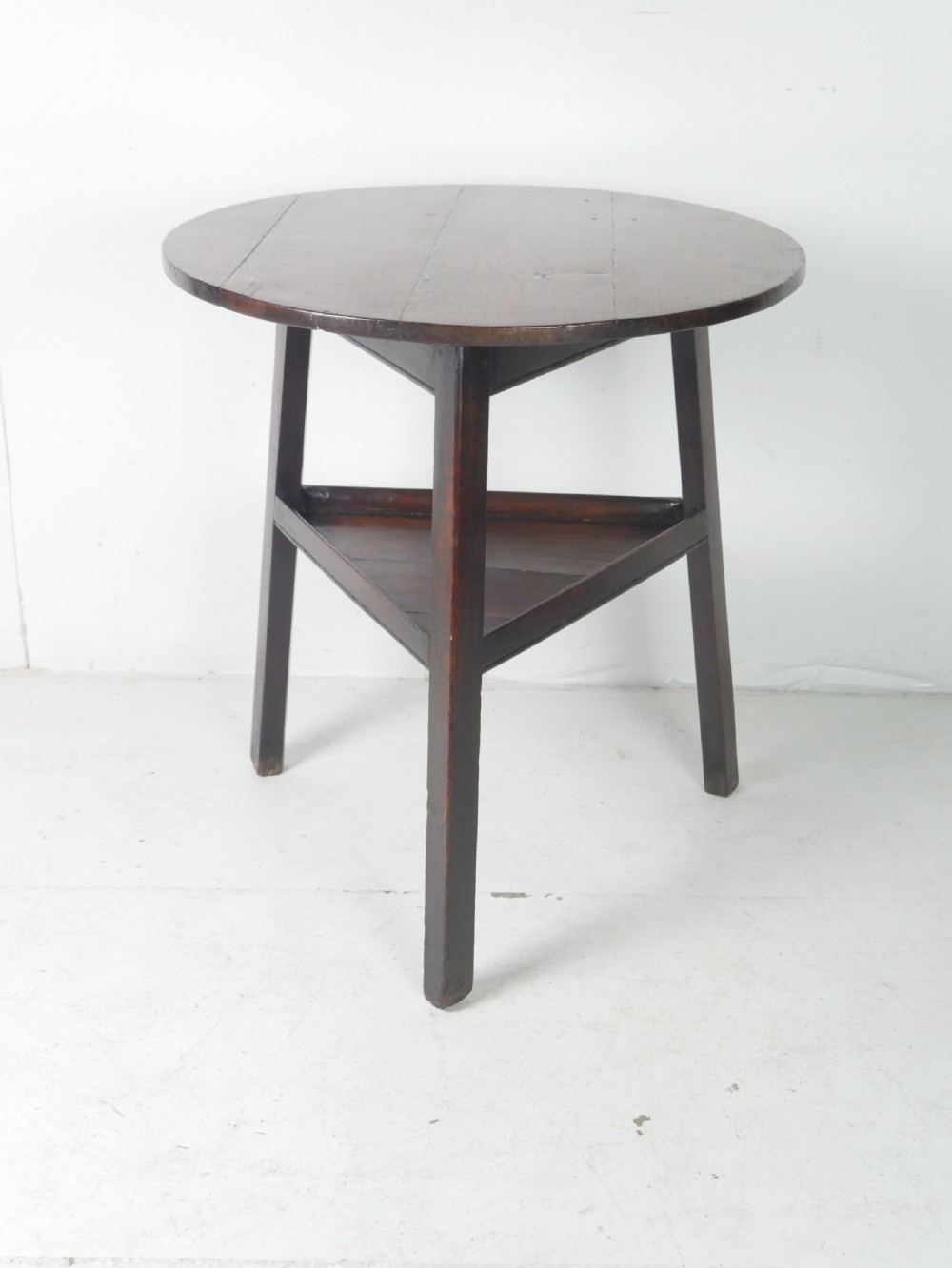 Georgian Oak Cricket Table View XV