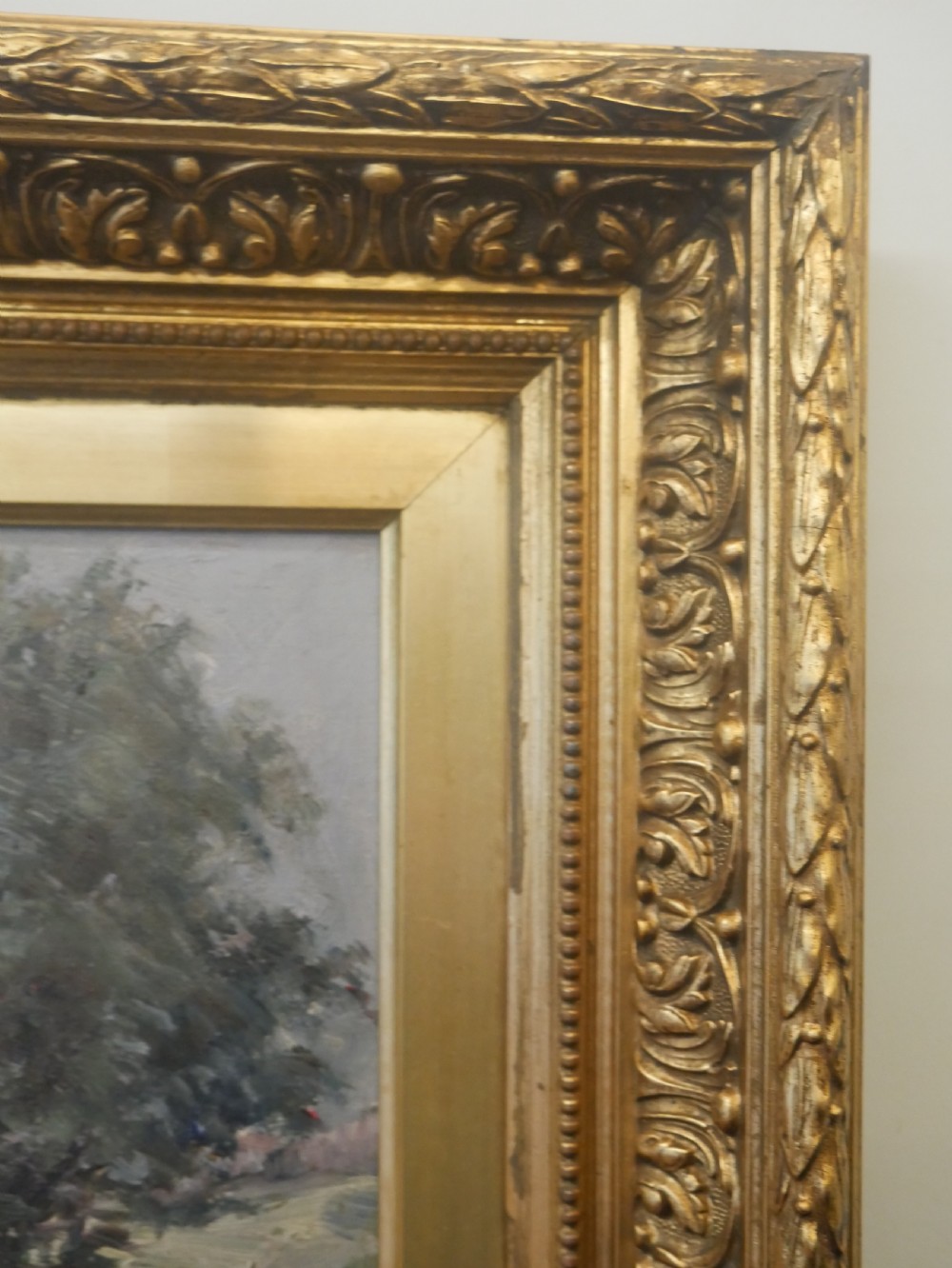 19th Century Painting Country Scene View VII